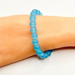 Blue Beaded Bracelet